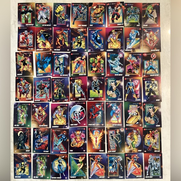 Marvel Cards 1992 Super Heroes 200 Cards Comic Spider-Man Rookies Assorted Lot - Picture 2 of 16